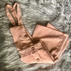 Kids pink overall skirt dress 6/6x